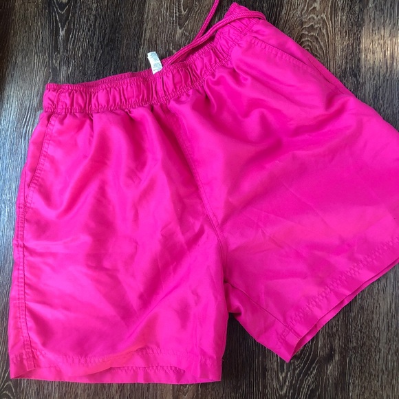 Faded Glory Other - Faded Glory hot pink men’s swim trunks size M (32-34)